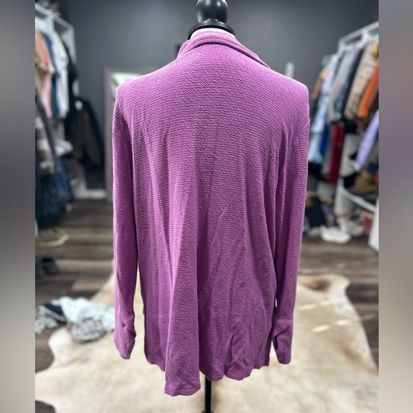 Soft Surroundings Top Women XLarge Carlile Iris Orchard Gauze Texture Pullover - Picture 4 of 6